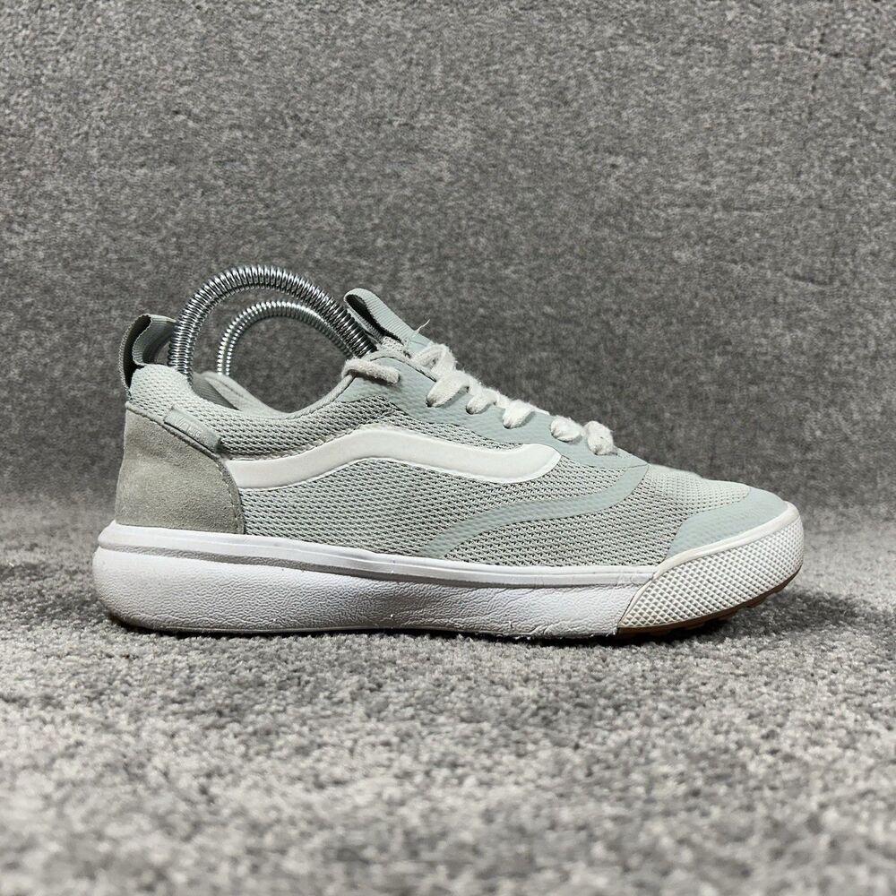 Vans Gray and White Athletic Shoes with Modern Silhouette